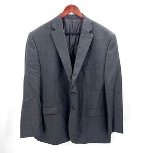 Lauren Ralph Lauren Gray 100% Wool Sport Coat Suit Blazer